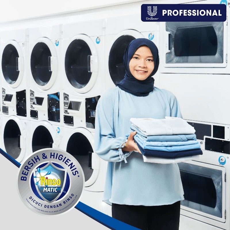 Rinso Matic Professional Deterjen Laundry Kiloan Cair