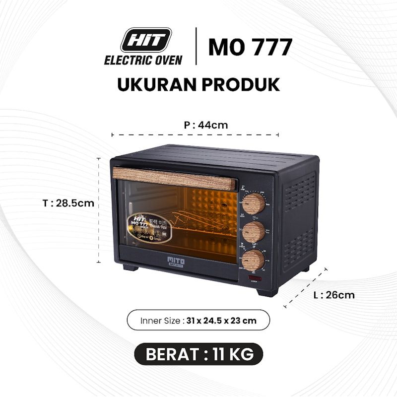 MITO Oven Listrik HIT Wood Series