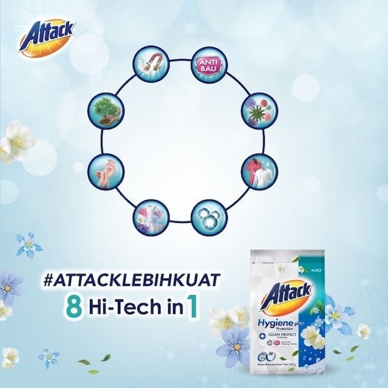 Attack | Hygiene Plus Deterjen Bubuk