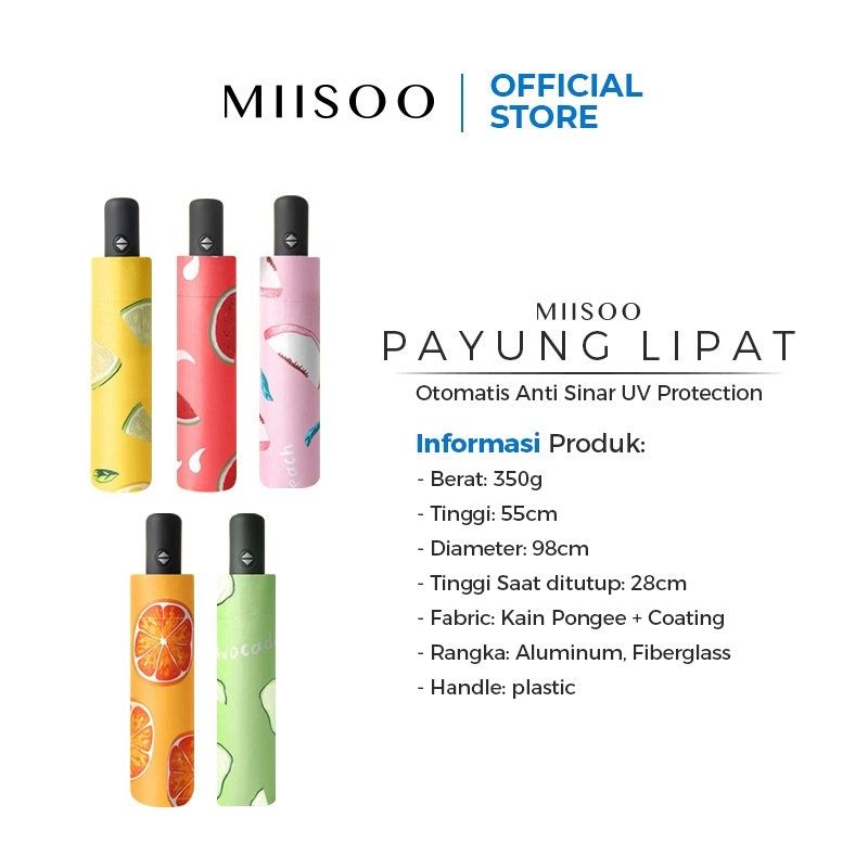 MIISOO Payung Buah Otomatis