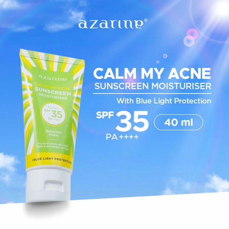 Azarine® | Calm My Acne Sunscreen Moisturiser SPF35 PA+++