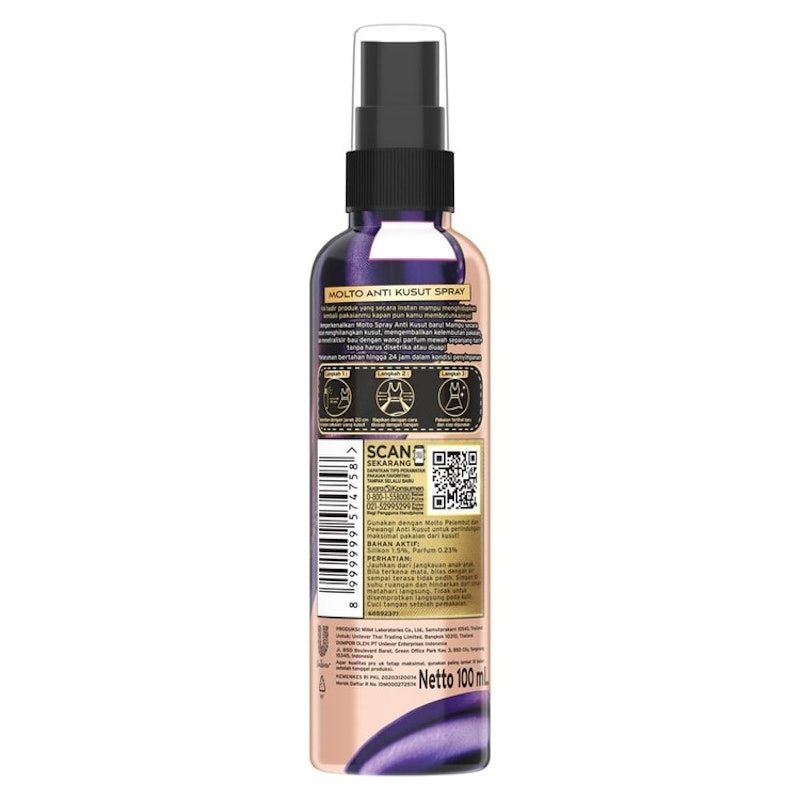 Molto Anti Kusut Velvet Bloom Spray