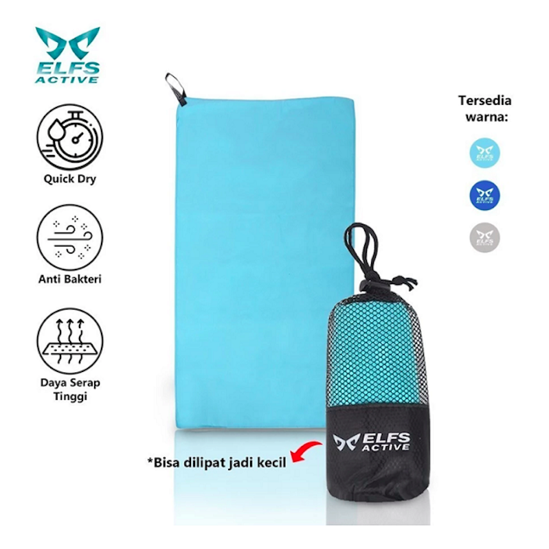 Elfs Active Handuk Microfiber Quick Dry