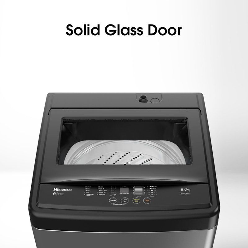 Hisense | Mesin Cuci 1 Tabung Top Loading 8 kg