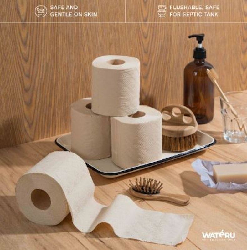 Wateru Premium Bamboo Toilet Tissue