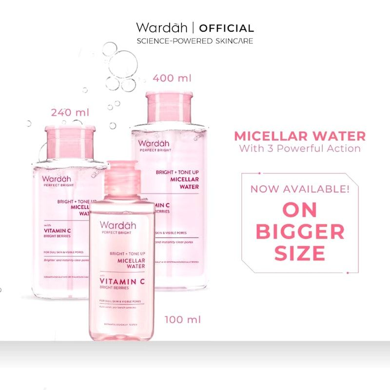 Wardah | Perfect Bright Tone Up Micellar Water