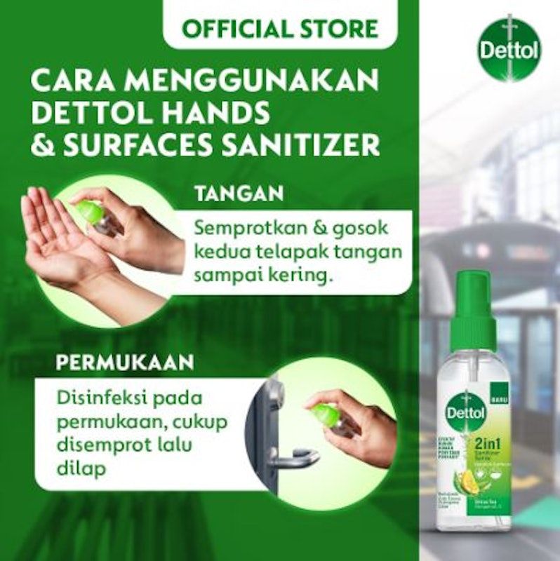 Hand Sanitizer & Surface Spray 2in1