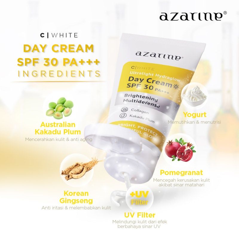 Azarine® | Ultralight Hydraglow Day Cream SPF 30 PA+++ C White