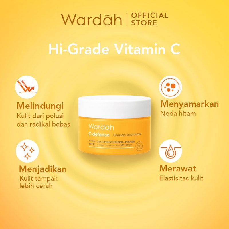 Wardah | C-Defense Mousse Moisturizer