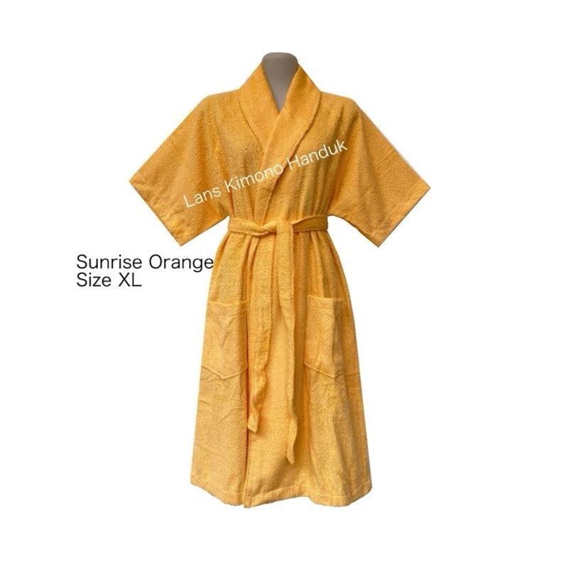 Lans Kimono Handuk Mandi Polos