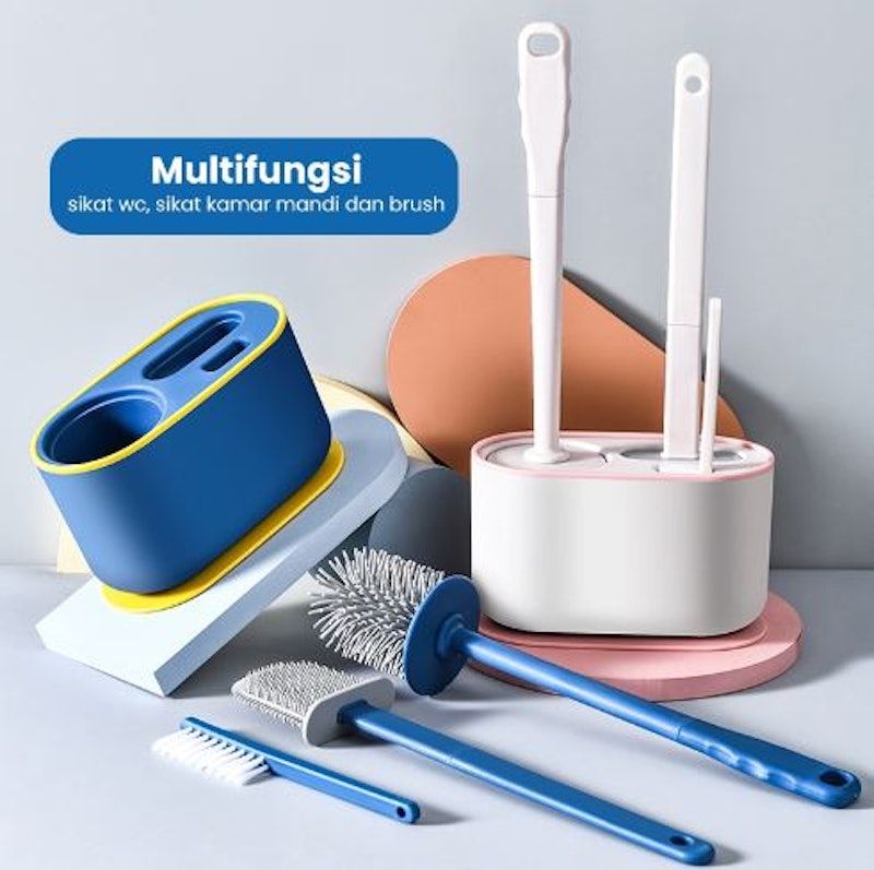 Sikat Toilet Silikon 3 in 1