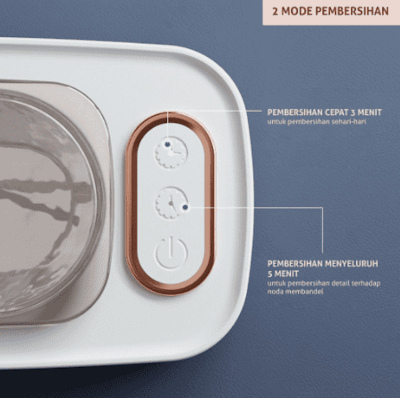 SHERY Mesin Pembersih Kacamata Ultrasonic