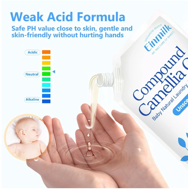 Einmilk Compound Camellia Oil Baby Natural Laundry Detergent