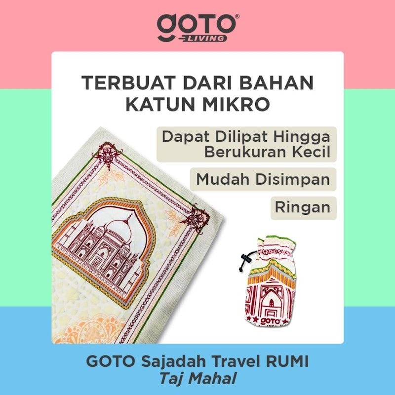 Goto Living | Sajadah Travel Rumi