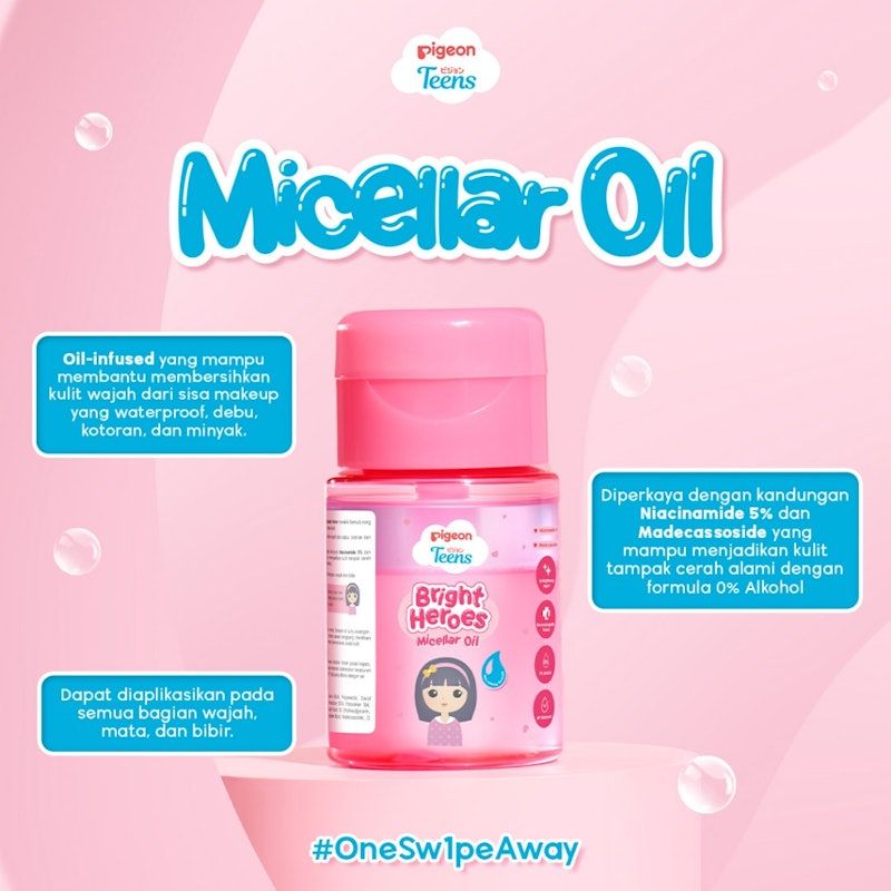 Pigeon | Teens Bright Heroes Micellar Oil