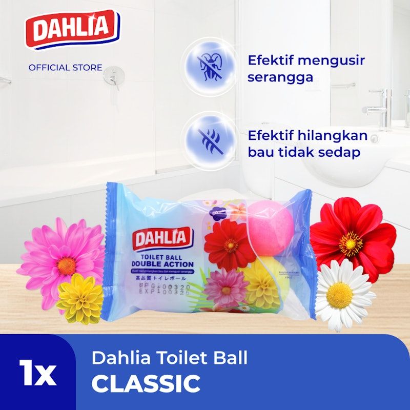 Dahlia Kamper Ball Toilet Isi 6