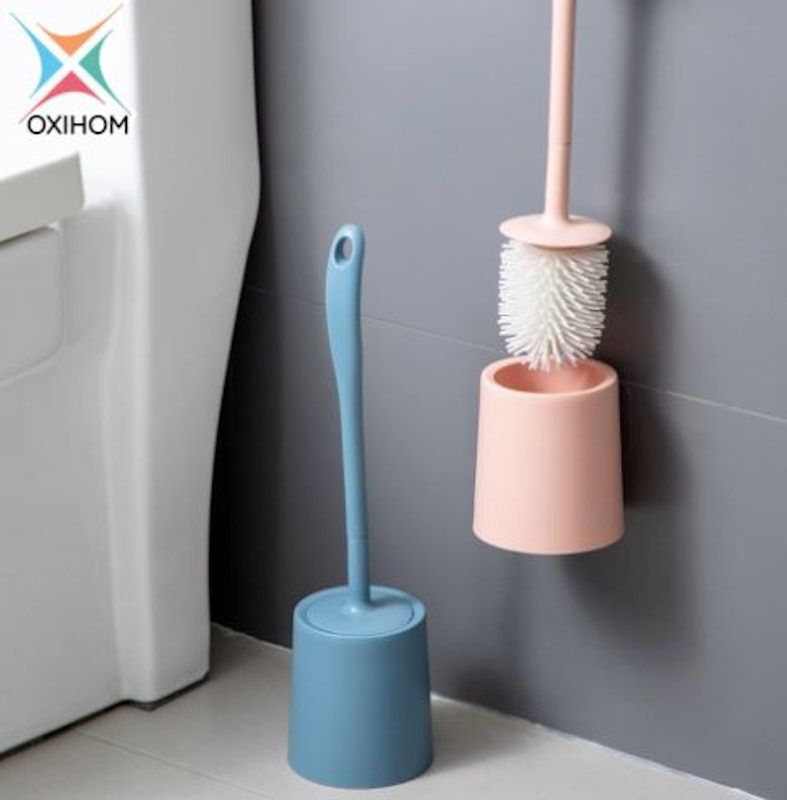 Sikat WC Silikon Gantung Pembersih Toilet Brush