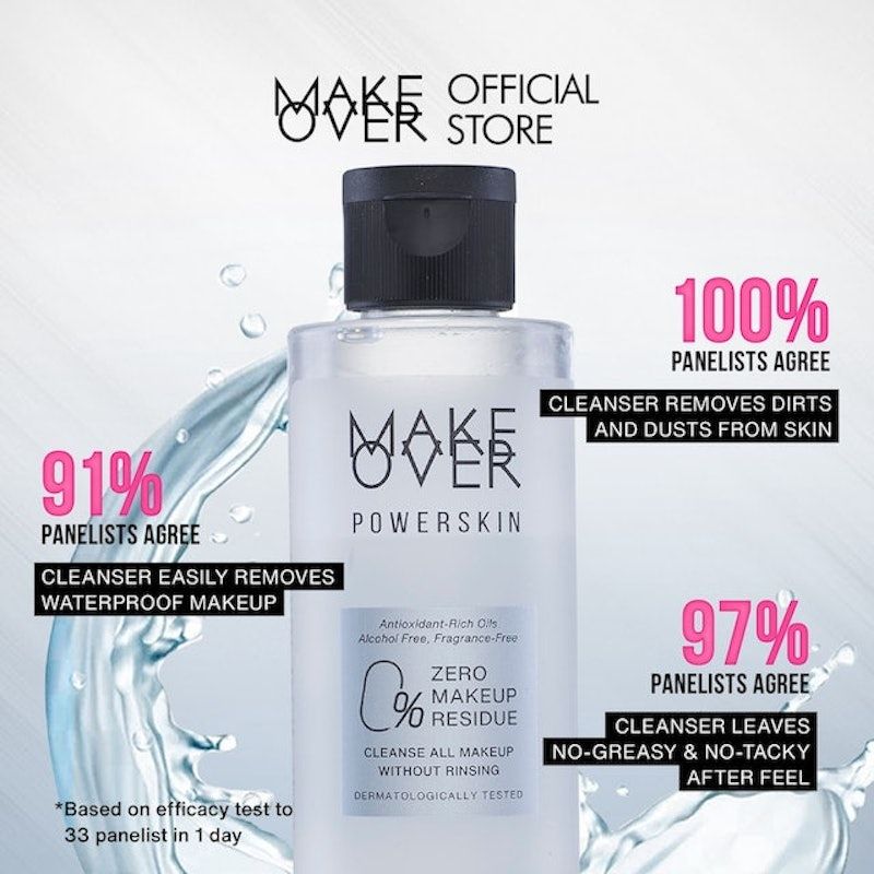 MAKE OVER | Powerskin Bi-Phase Oil Micellar Water