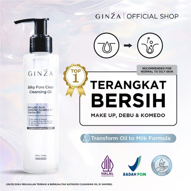 Ginza Silky Pore Clear Cleansing Oil