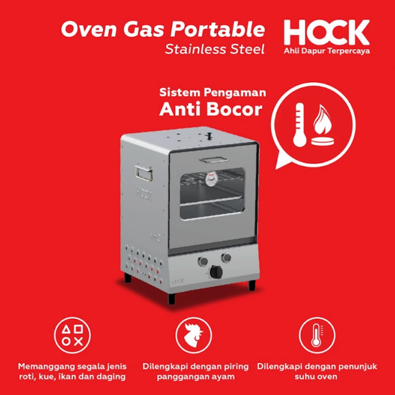 Hock Oven Gas Portable Stainless Steel