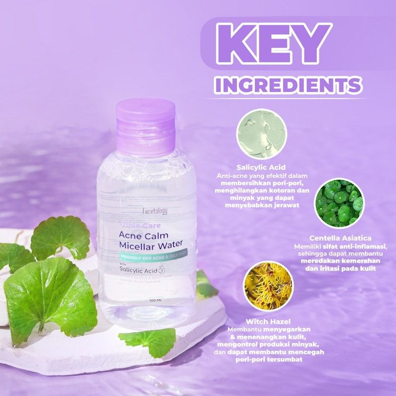 Facetology | Triple Care Acne Calm Micellar Water