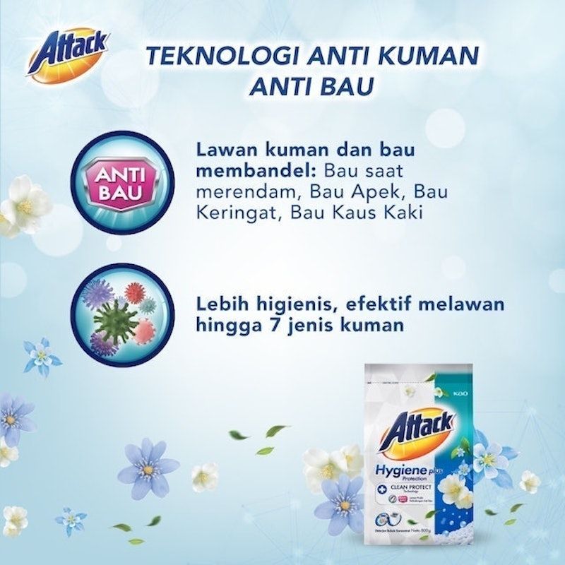 Attack | Hygiene Plus Deterjen Bubuk