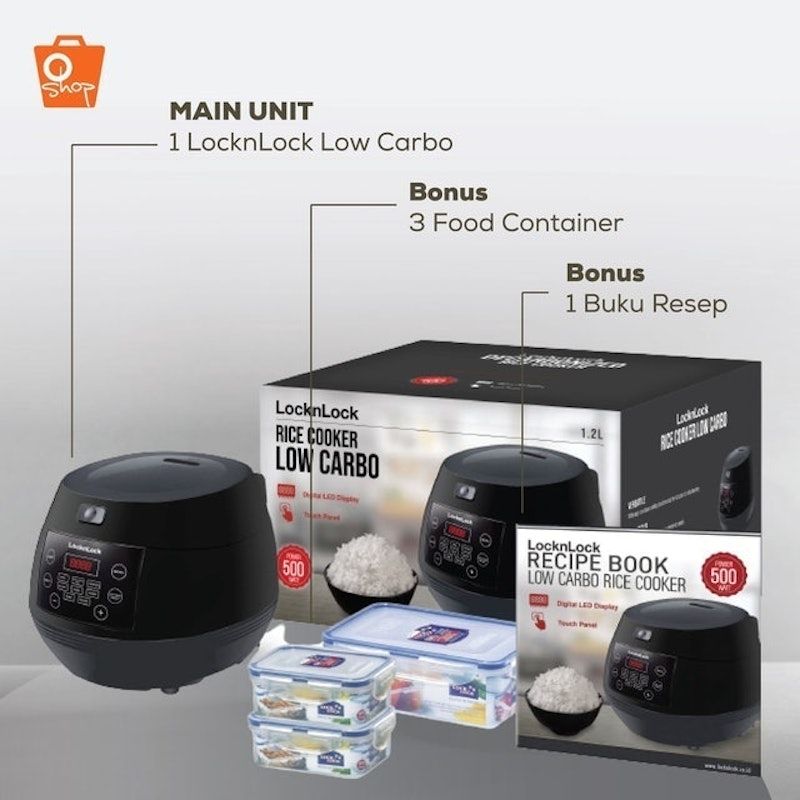 Small Low Carbo Rice Cooker