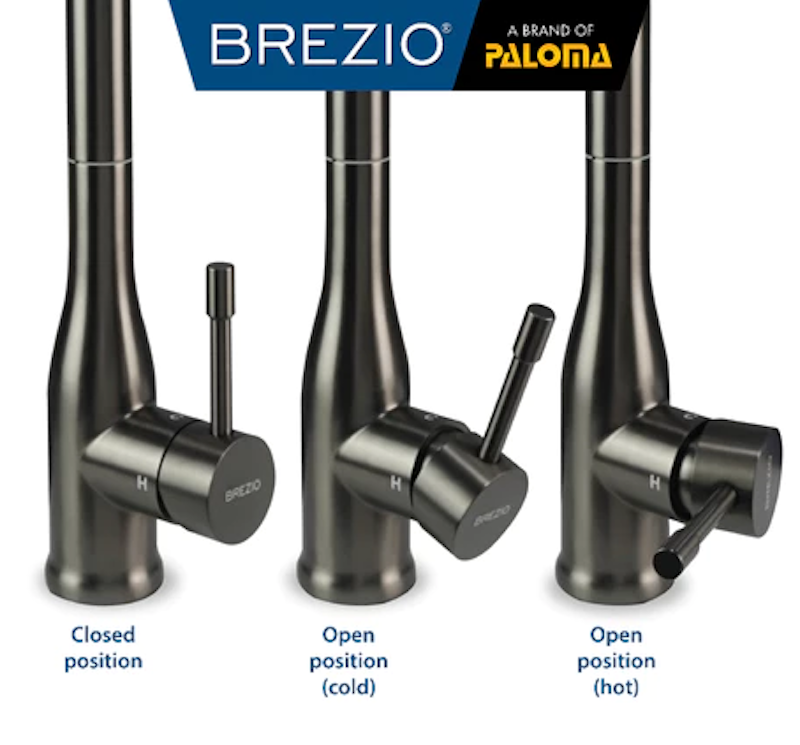 Brezio Bianca Single Lever Sink Tap