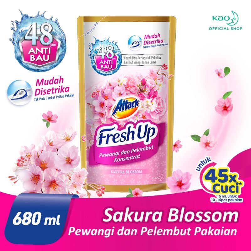 Attack Fresh Up Softener Pewangi Sakura Blossom