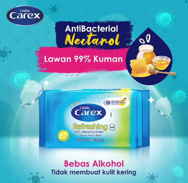 Carex Wipes Refreshing