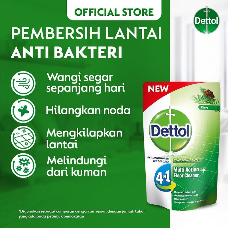 Dettol Pembersih Lantai Antibakteri