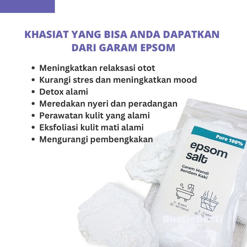 DustieBesti Garam Epsom Rendam Kaki