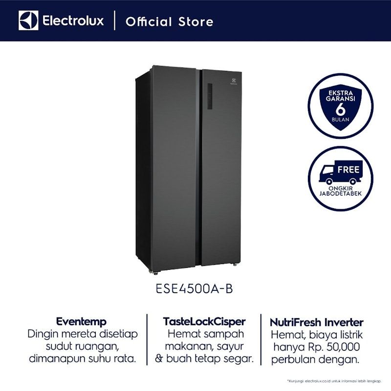 Electrolux | Kulkas Side by Side UltimateTaste 700