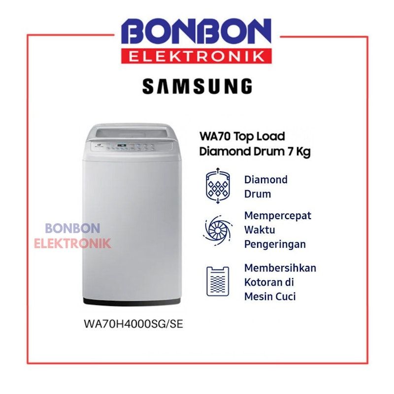 Samsung | Top Load Diamond Drum 7 kg