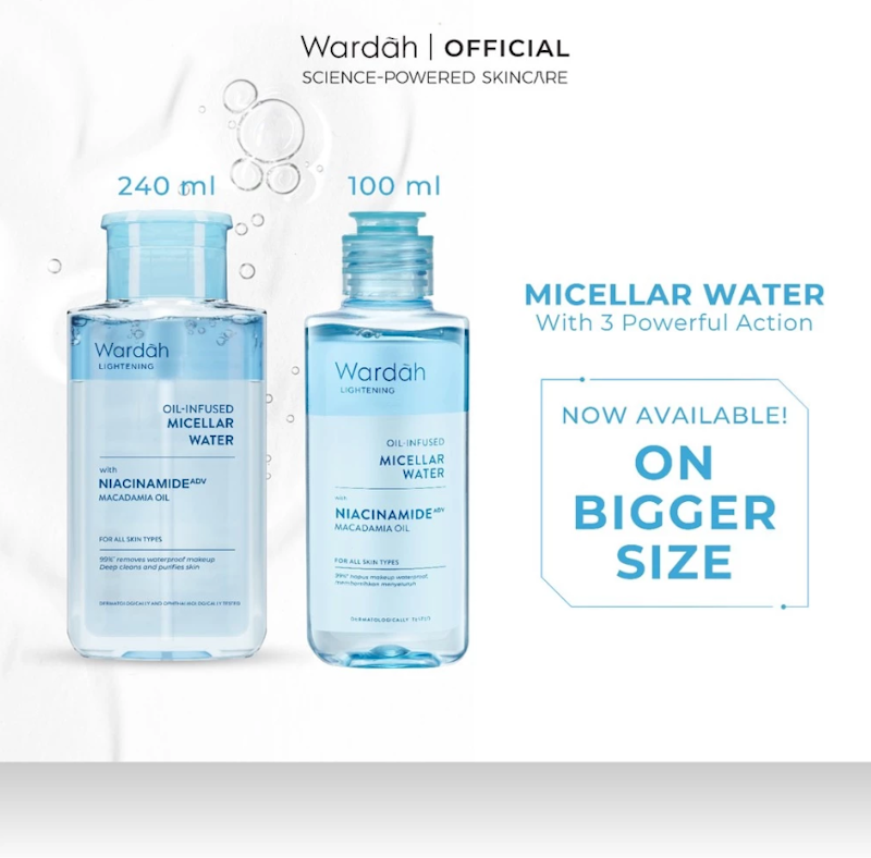 Wardah | Lightening Oil-Infused Micellar Water