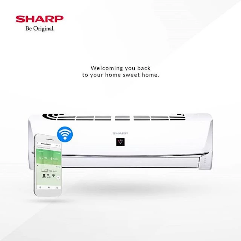 SHARP | AC Low Wattage with Plasmacluster Series (Sayonara Panas) 1.5 PK