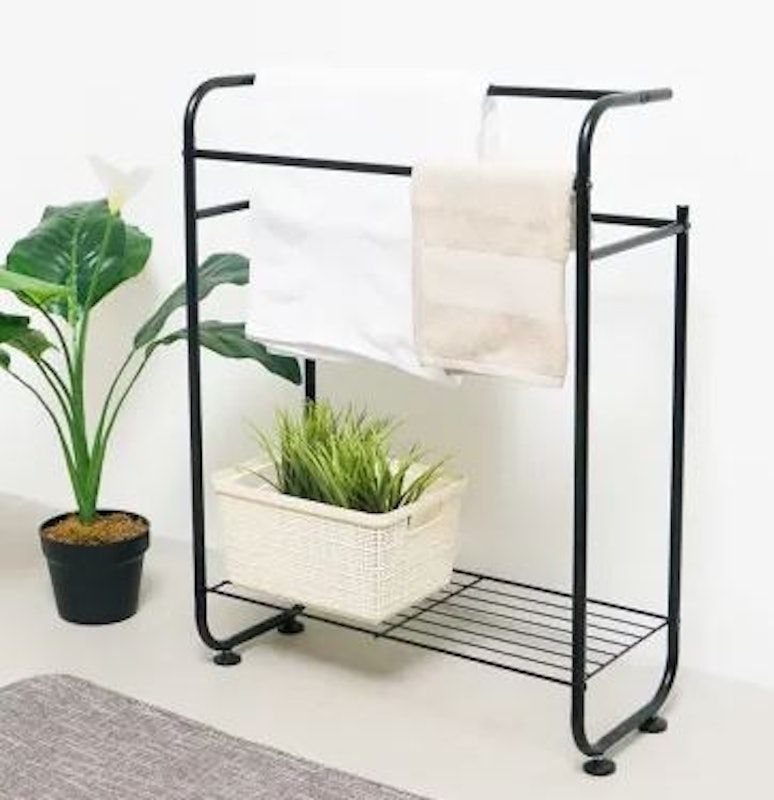 Jemuran Handuk Indoor Dengan Rak 78.5 Cm