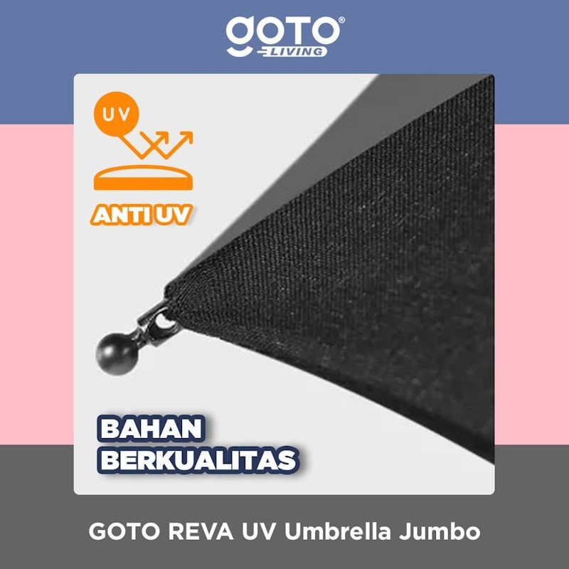Goto Living | Reva Payung Lipat Otomatis Anti UV Jumbo