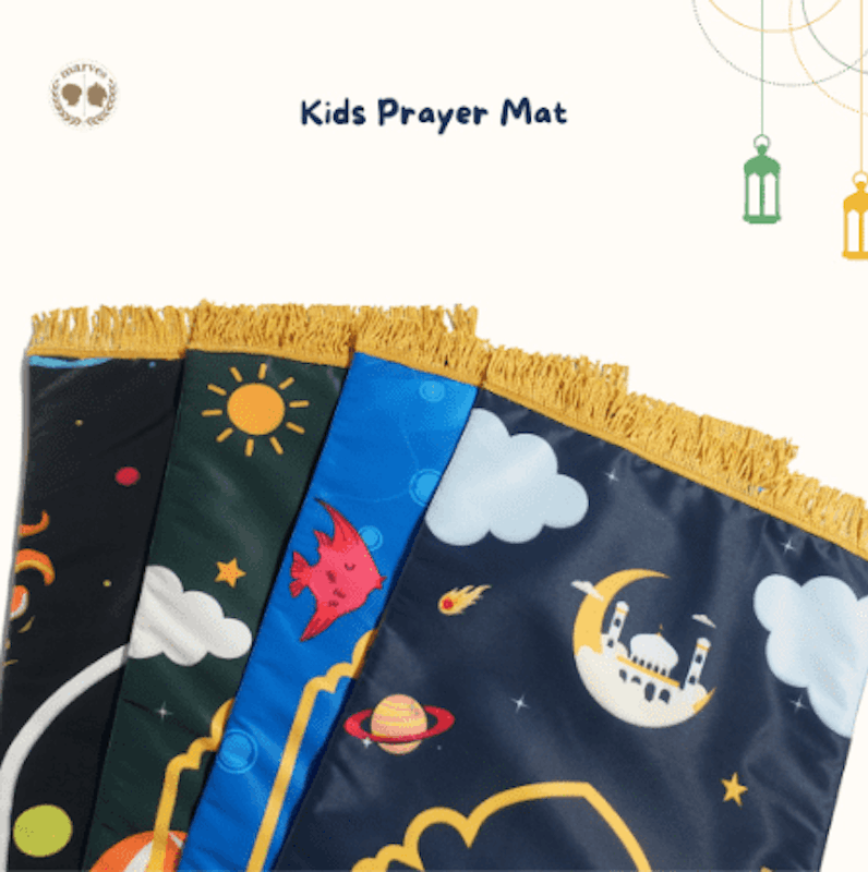 Sajadah Anak Print Anti Slip