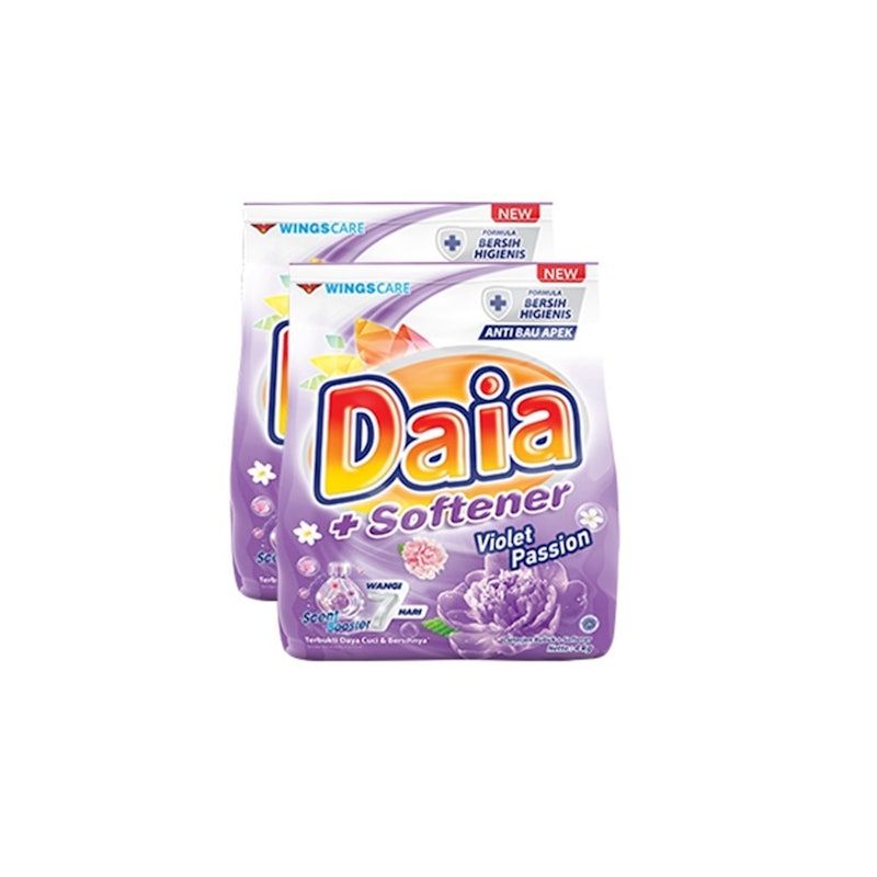 Daia | Detergen Bubuk + Softener Violet Passion