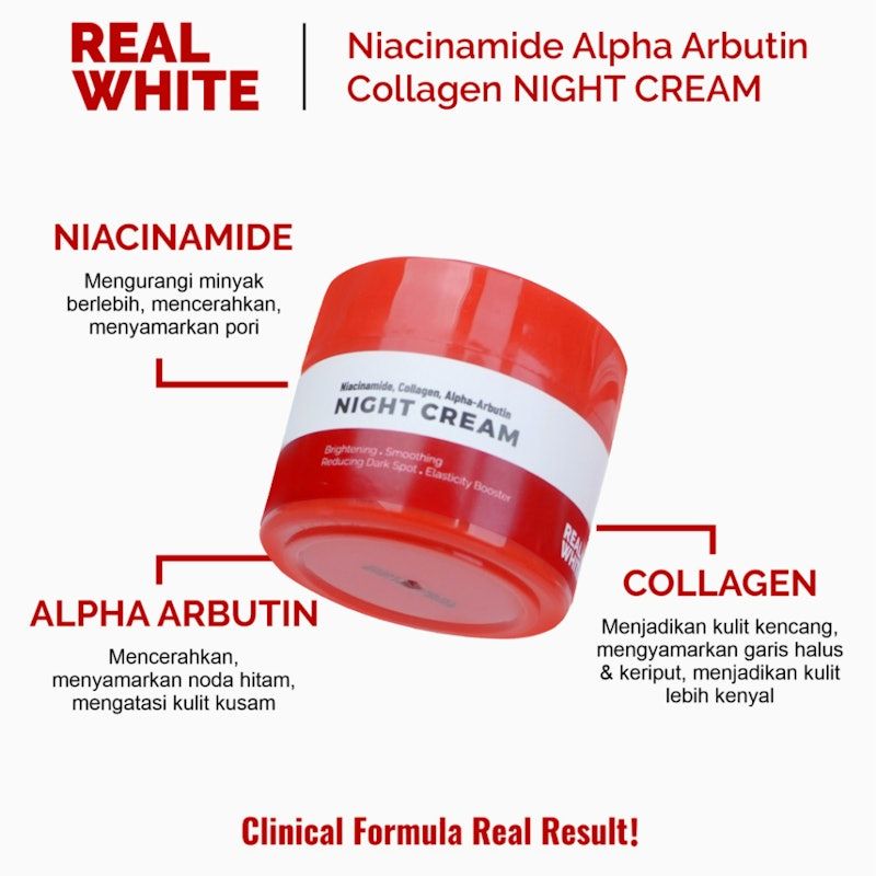 Niacinamide Alpha Arbutin Collagen Night Cream