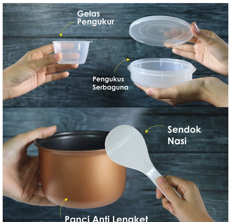 Cosmos Rice Cooker Mini Digital 4in1 0.3 L