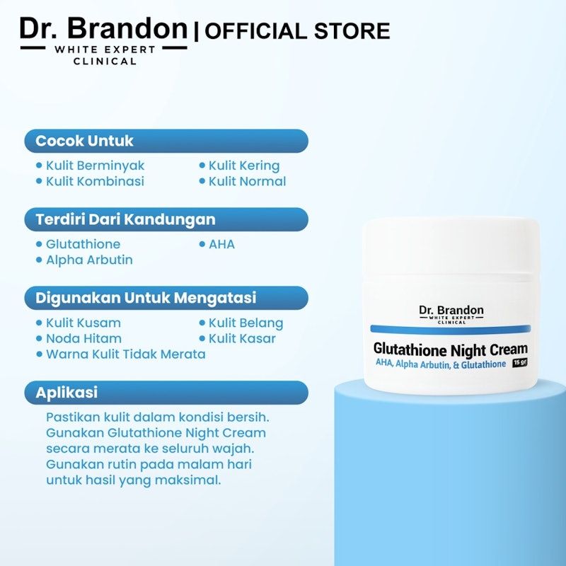 Dr. Brandon Glutathione Night Cream