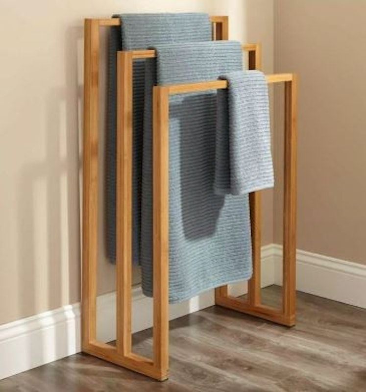 Jemuran Handuk Kayu Serbaguna