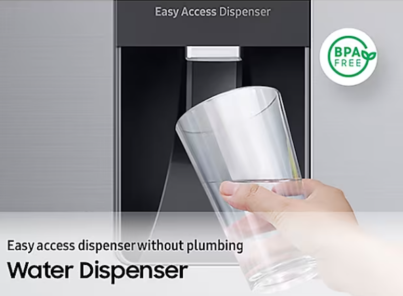 Samsung | Kulkas Multidoor dengan Twin Cooling Plus™ dan Water Dispenser