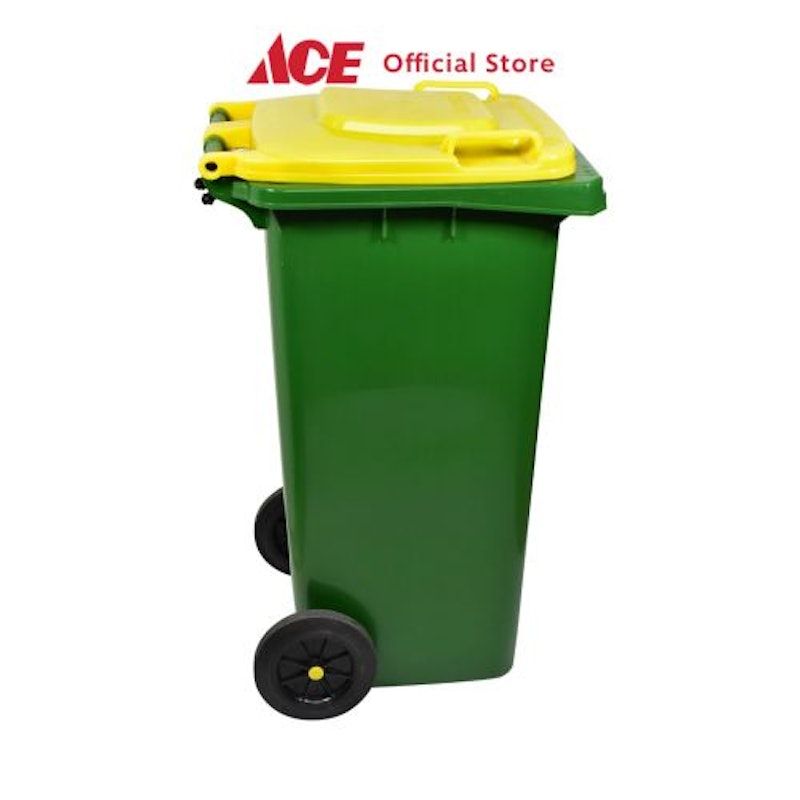Dust Bin with Yellow Lid 120L