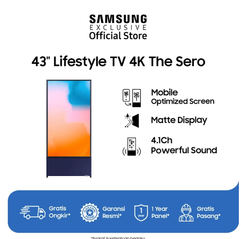 Samsung | 43" The Sero QLED 4K Smart TV