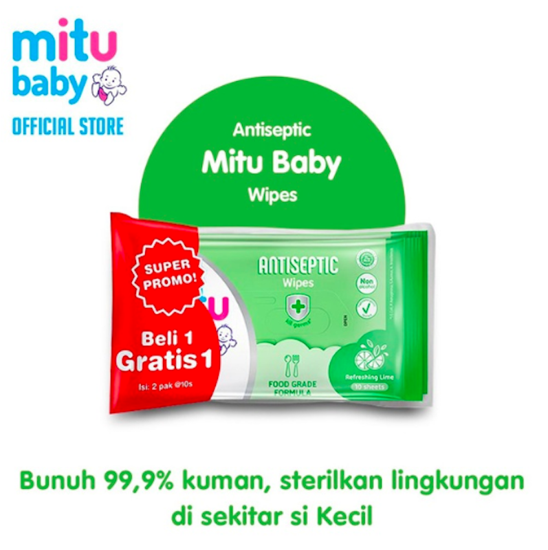Mitu Baby Tissue Antiseptic Refreshing