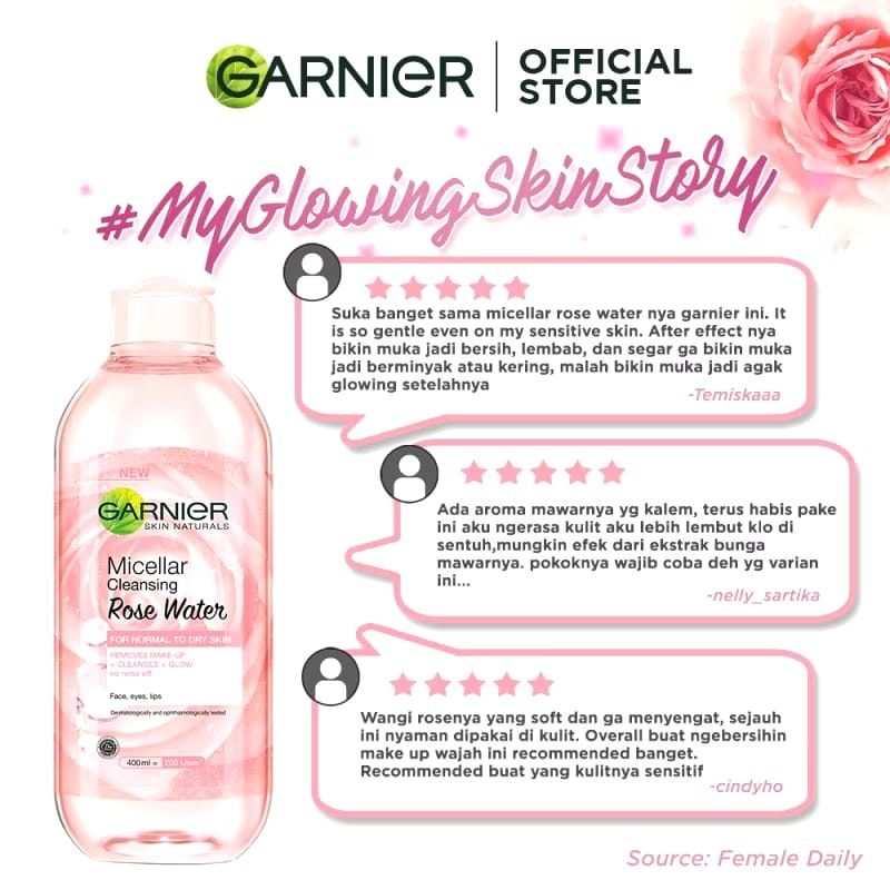Garnier | Micellar Cleansing Rose Water