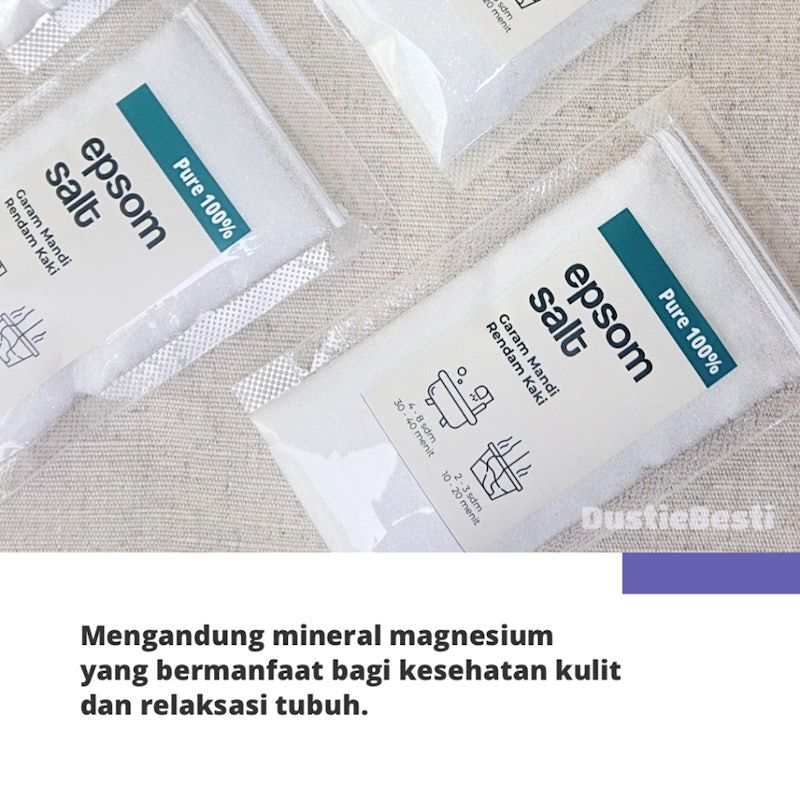 DustieBesti Garam Epsom Rendam Kaki